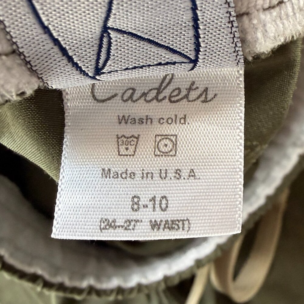 Cadets Le Club Shorts | Olive Green | Size 8/10 - Picture 3 of 3